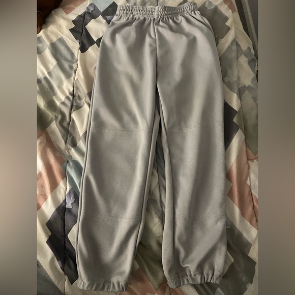 Kid’s Gray Baseball/Softball Pants - Picture 1 of 4